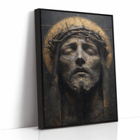 Gilded Sorrow in Sculptural Grace