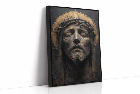 Gilded Sorrow in Sculptural Grace
