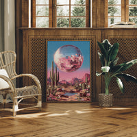 Disco Lights Over Desert Blooms