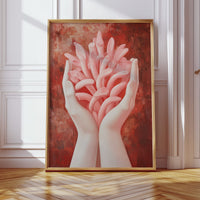 Tender Petals Rise From Open Palms