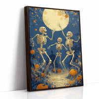 Skeletons Dance Beneath the Harvest Moon