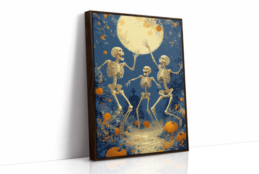 Skeletons Dance Beneath the Harvest Moon