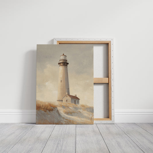 Coastal Beacon Awaits Evening Tide