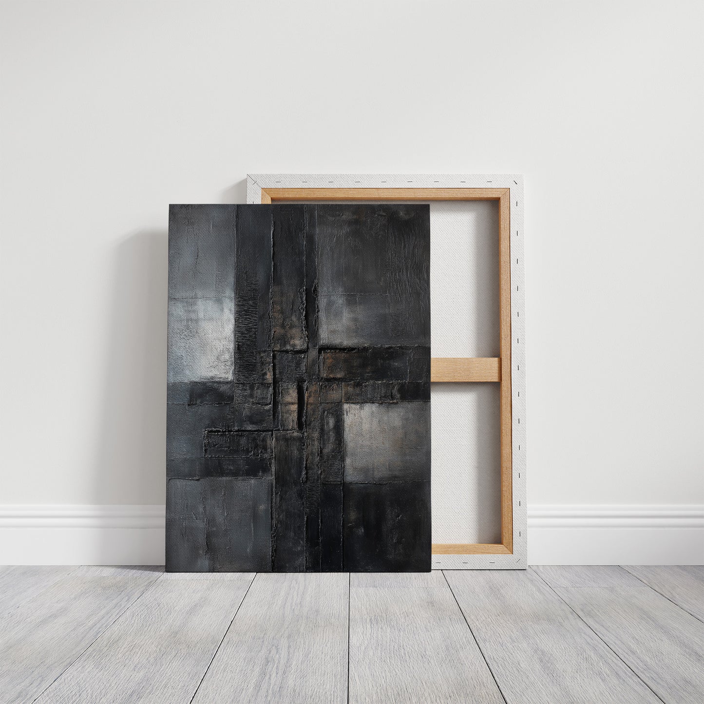 Concrete Poetry In Charcoal Light