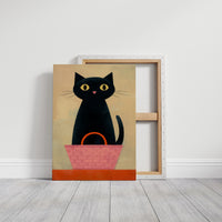 Curious Eyes In A Basket