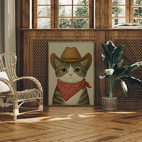 Sunset Ranch Cat Tips His Hat