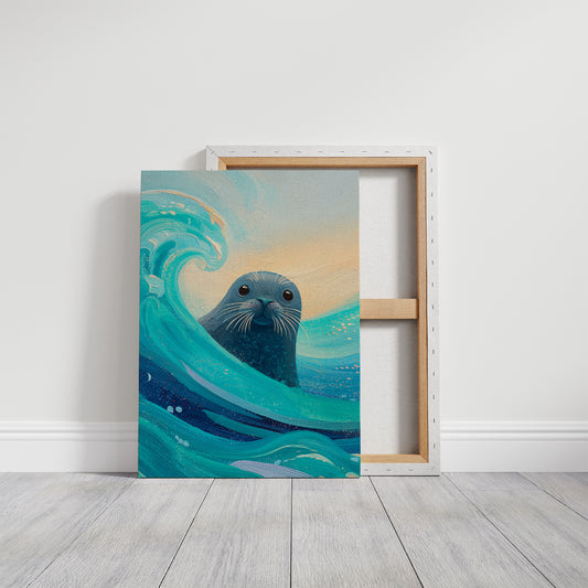 Ocean Soul Peers Through Waves