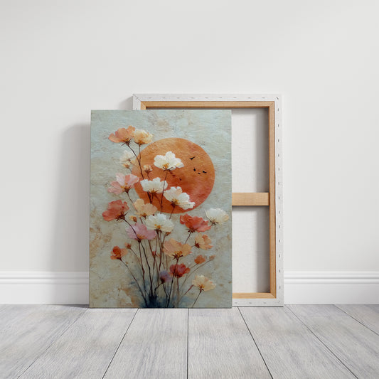 Wild Poppies Dance At Sunset