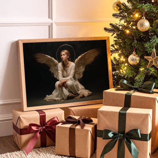 Celestial Light Meets Winter's Grace