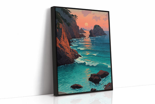 Coastal Cliffs Paint Summer's Farewell