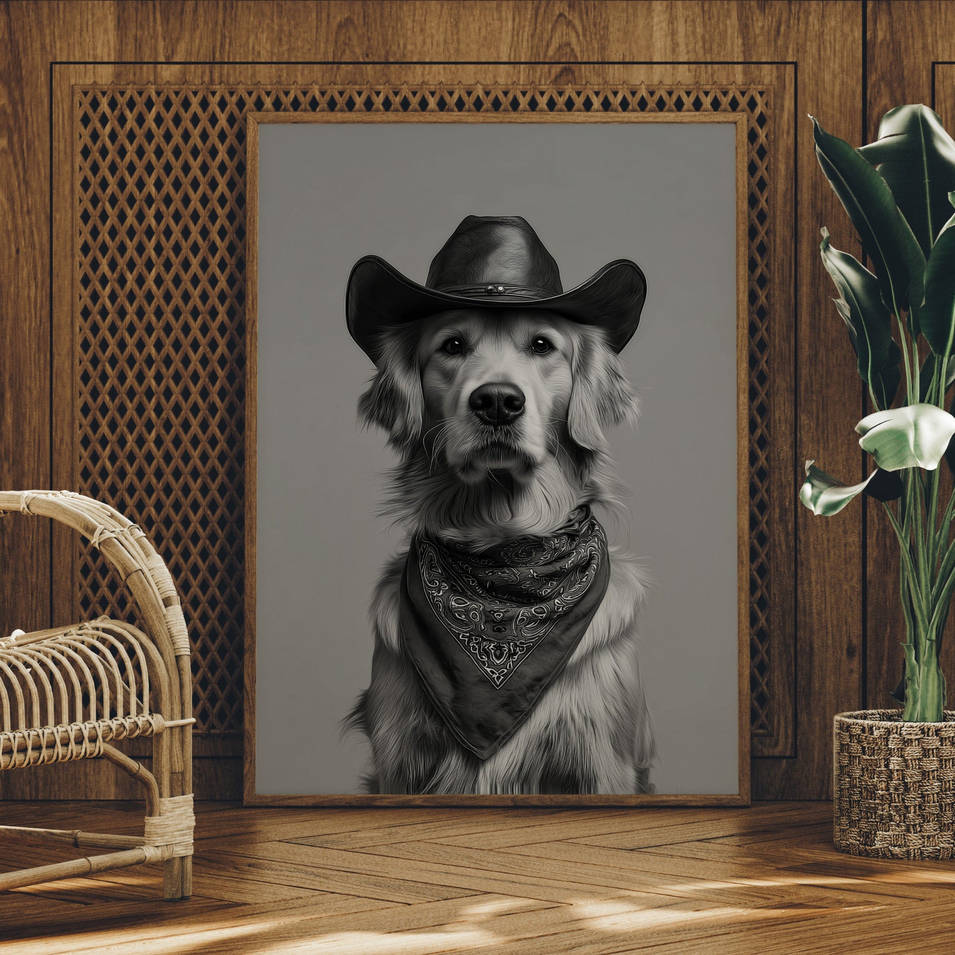 A Canine Cowboy's Quiet Standoff