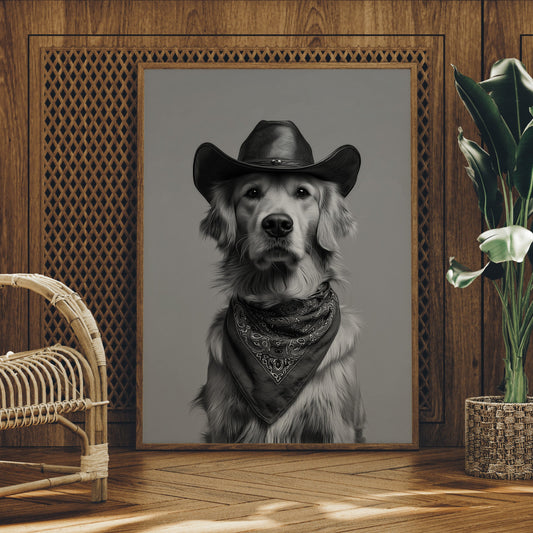 A Canine Cowboy's Quiet Standoff
