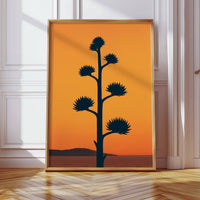 Desert Century Plant Meets Dusk