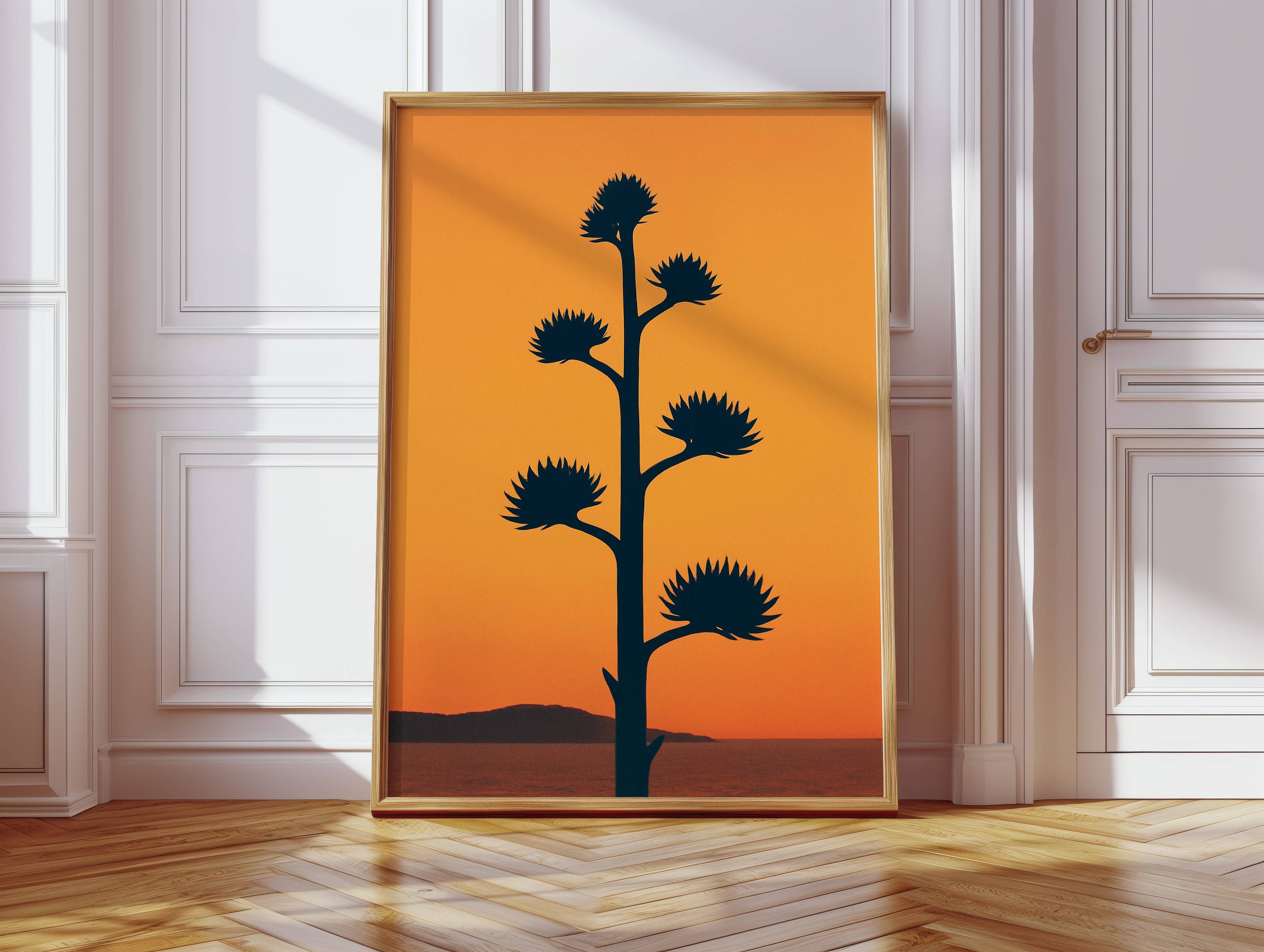 Desert Century Plant Meets Dusk