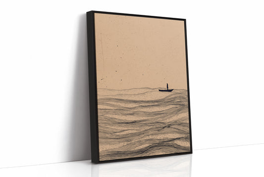 Solitary Voyage Through Endless Tides