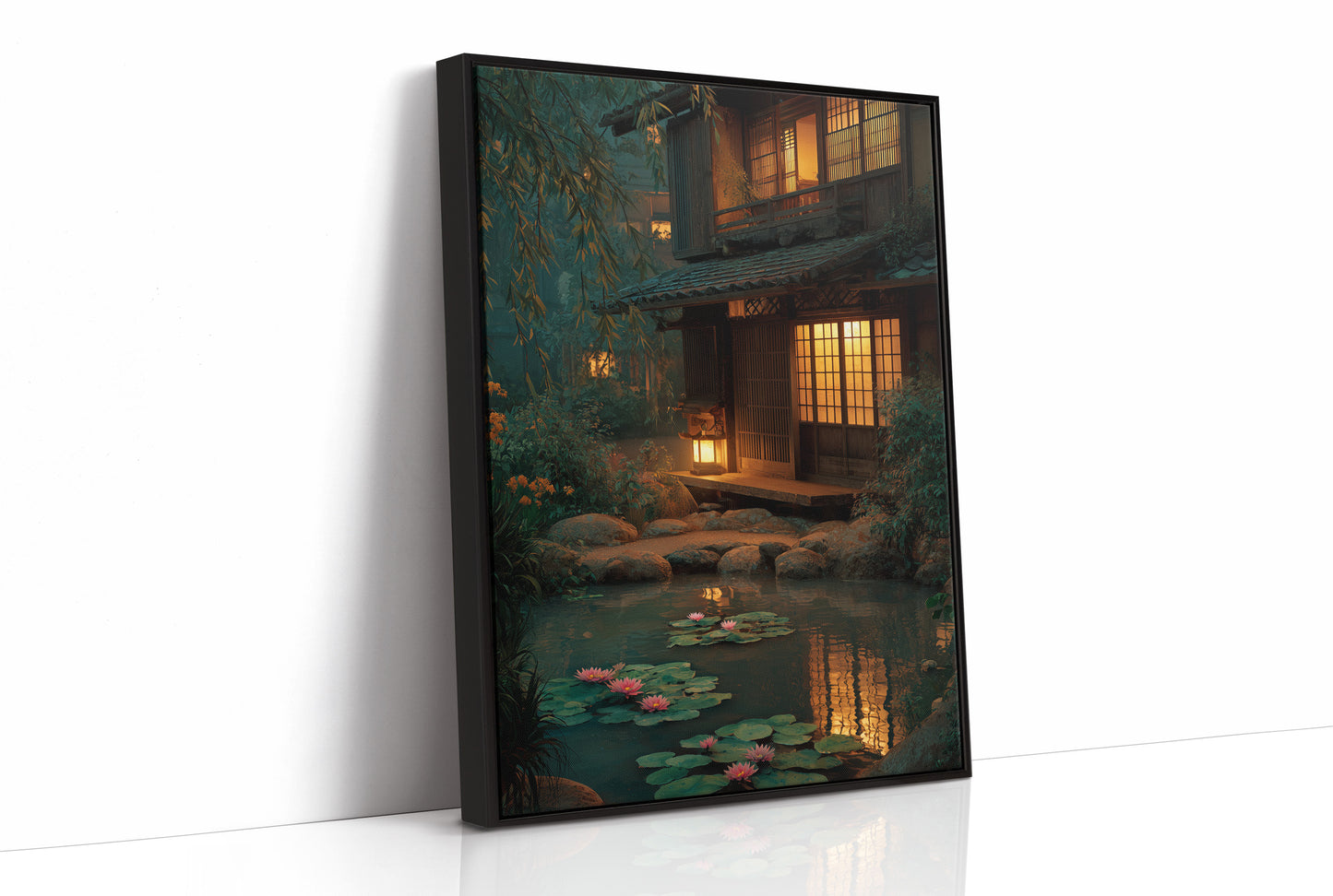 Lotus Dreams In Twilight Garden