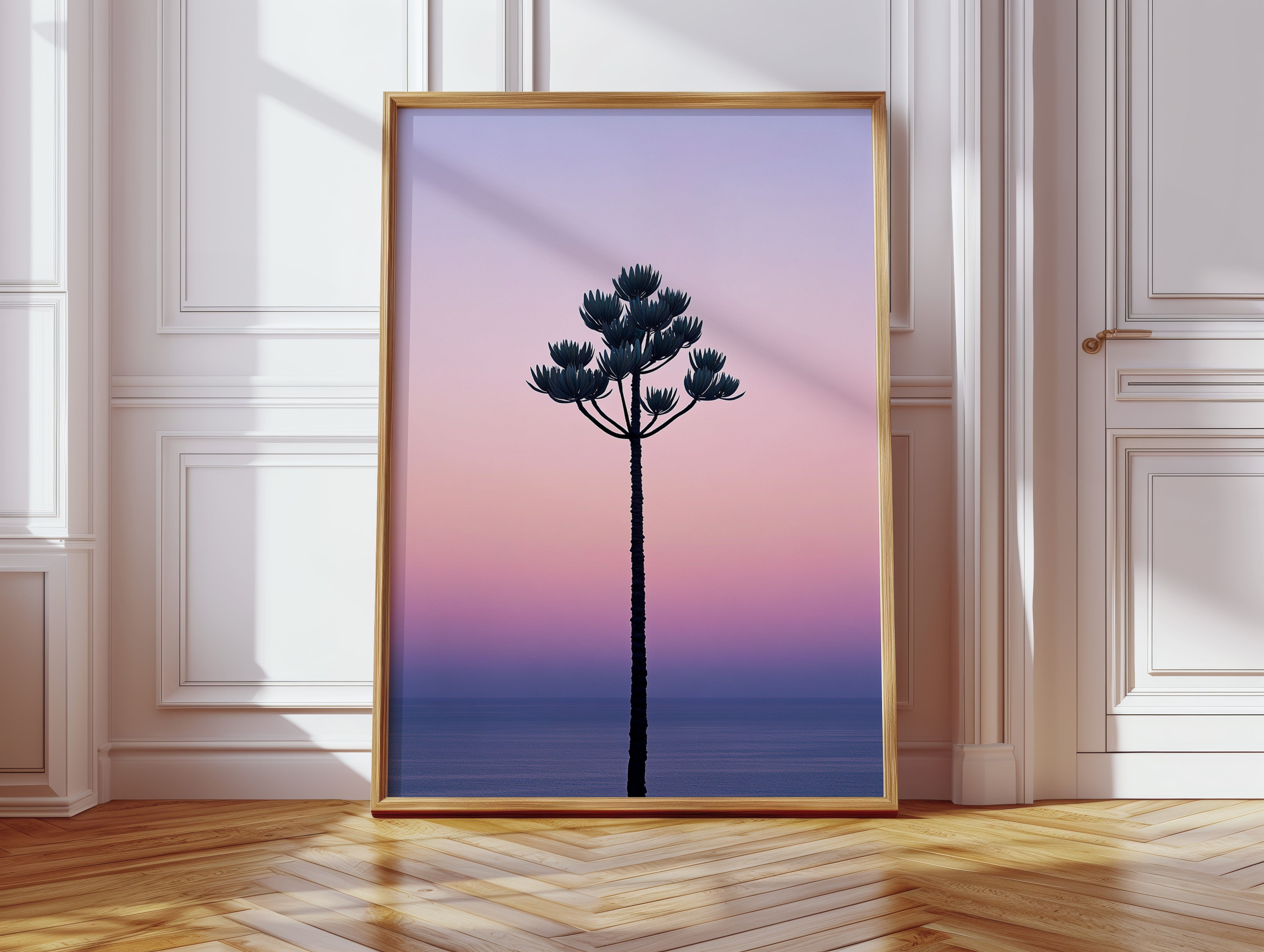 Twilight Palm Reaches For Stars