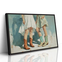 Summer Dresses Meet Cowgirl Boots