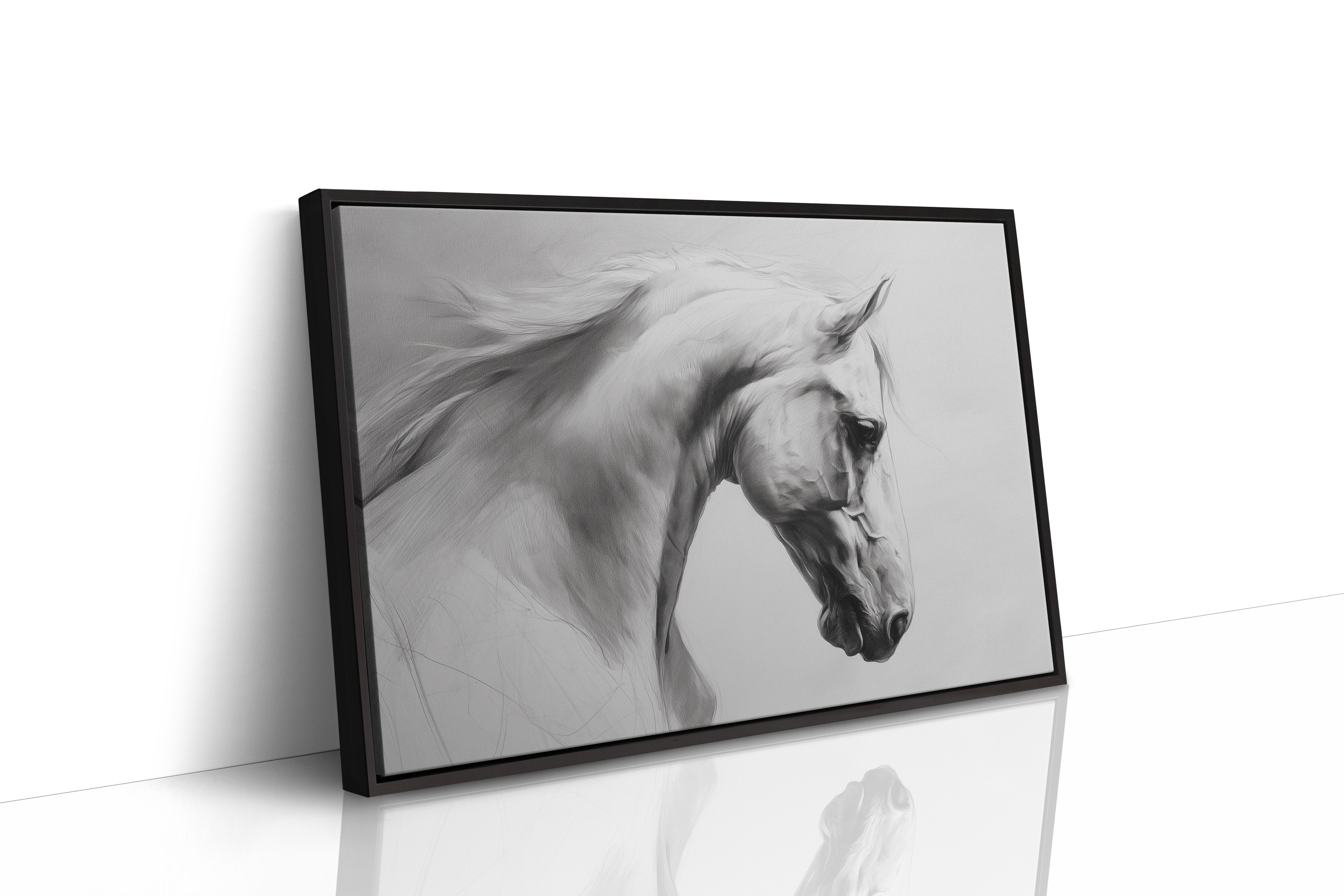 Silent Strength In Charcoal Tones