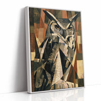 Cubist Great Horned Owl
