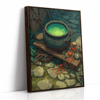 Witch's Cauldron in the Woods
