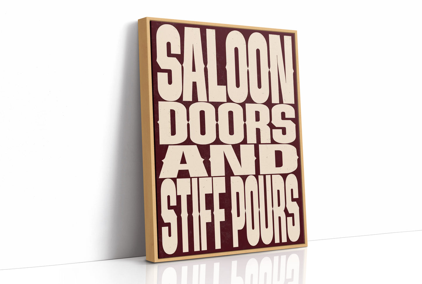 Saloon Doors and Stiff Pours