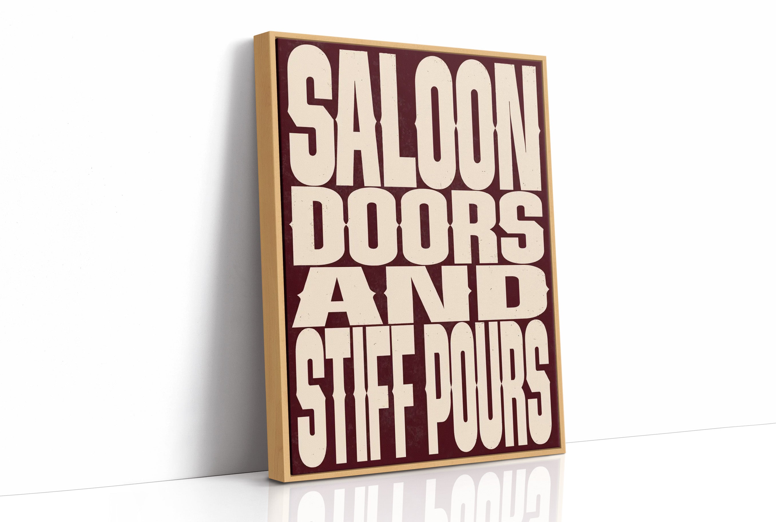 Saloon Doors and Stiff Pours