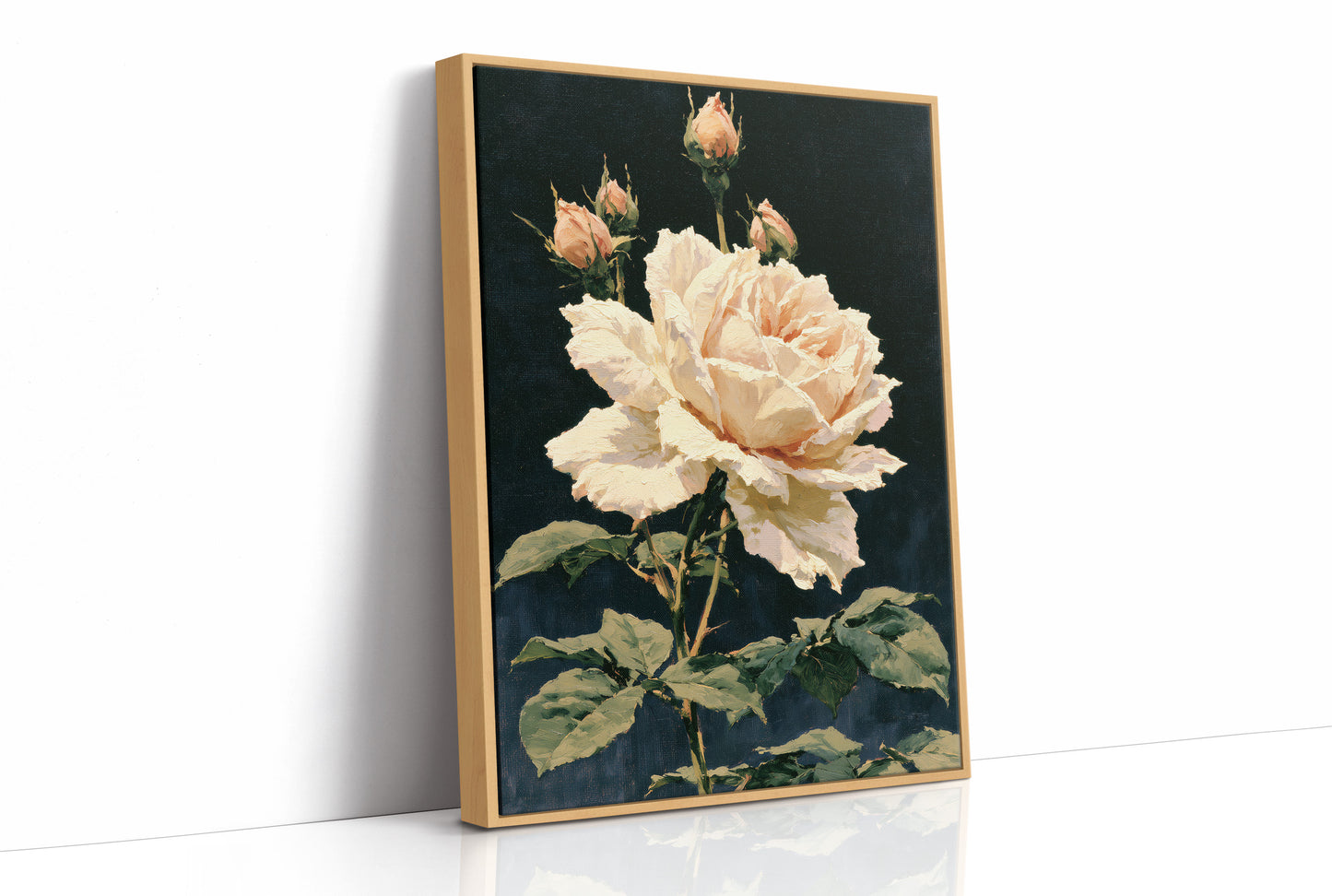 Peach Rose in Midnight