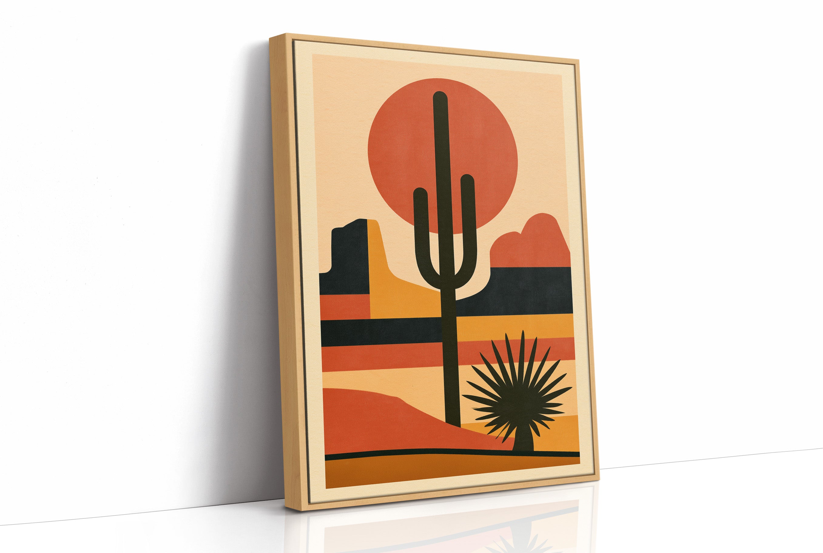 Southwest Sunset Saguaro Silhouette