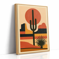Saguaro Standoff at Sundown
