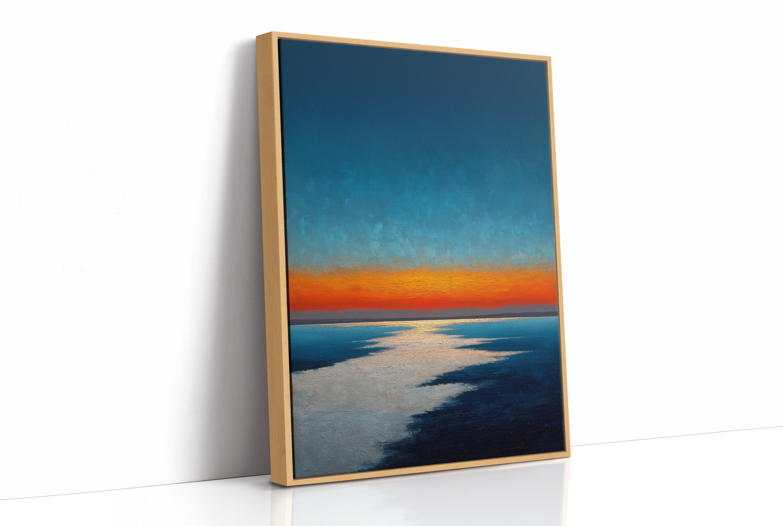 The Horizon Caught Fire First