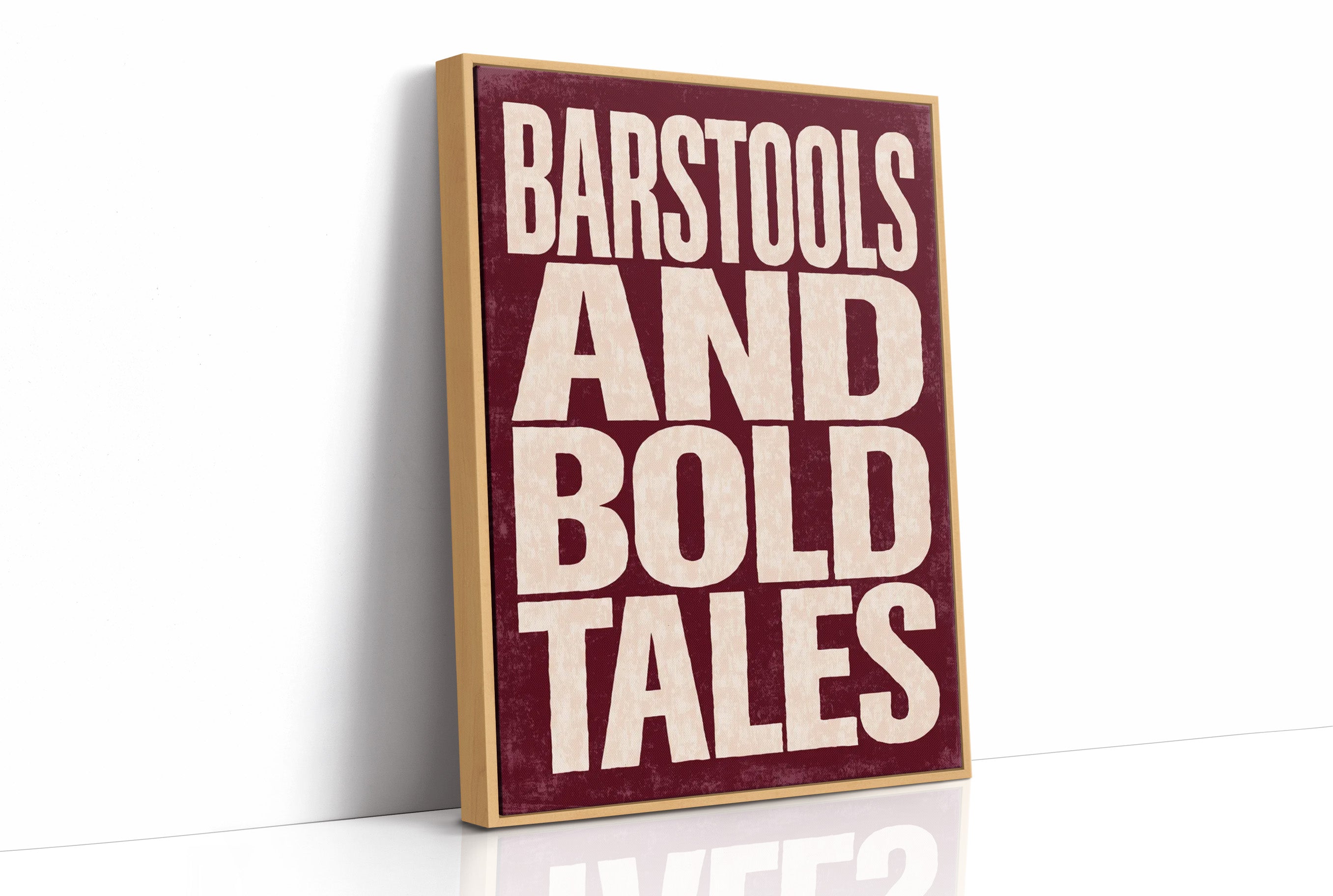 Barstools and Bold Tales