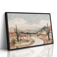 Winding Path Through Painted Hills