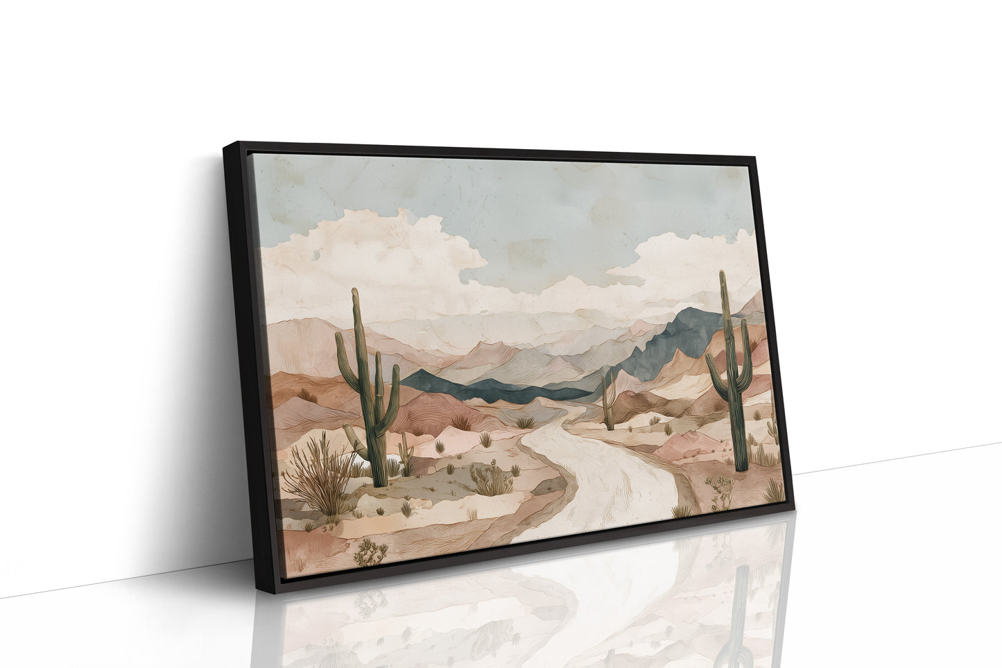 Winding Path Through Painted Hills