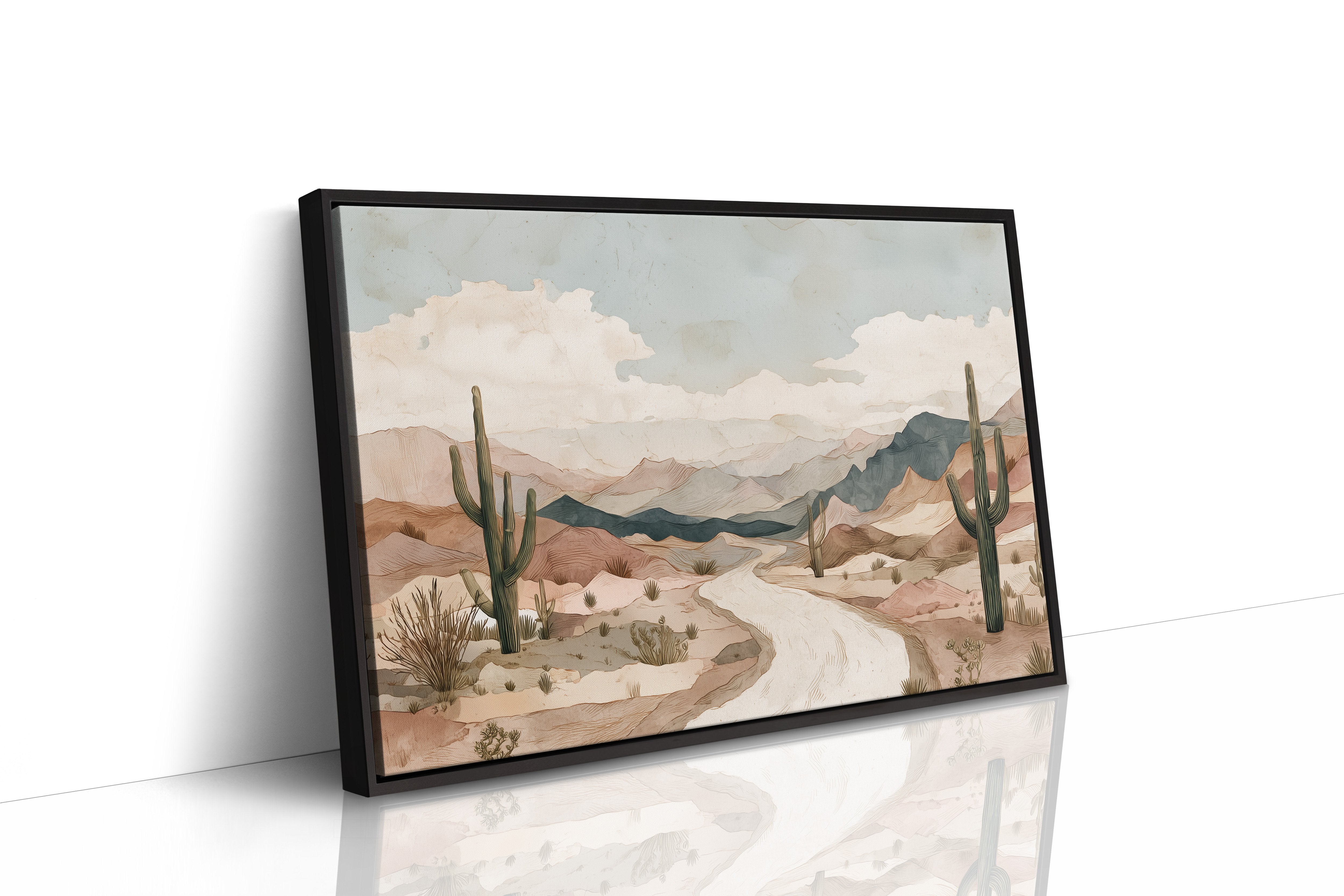 Winding Path Through Painted Hills