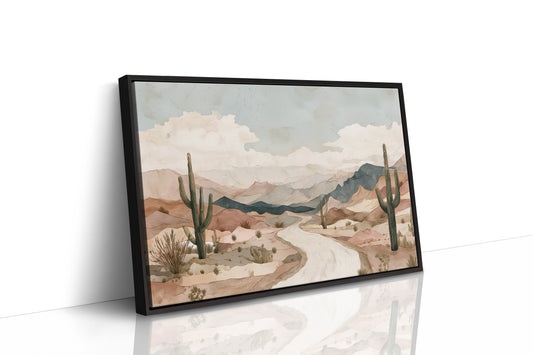 Winding Path Through Painted Hills