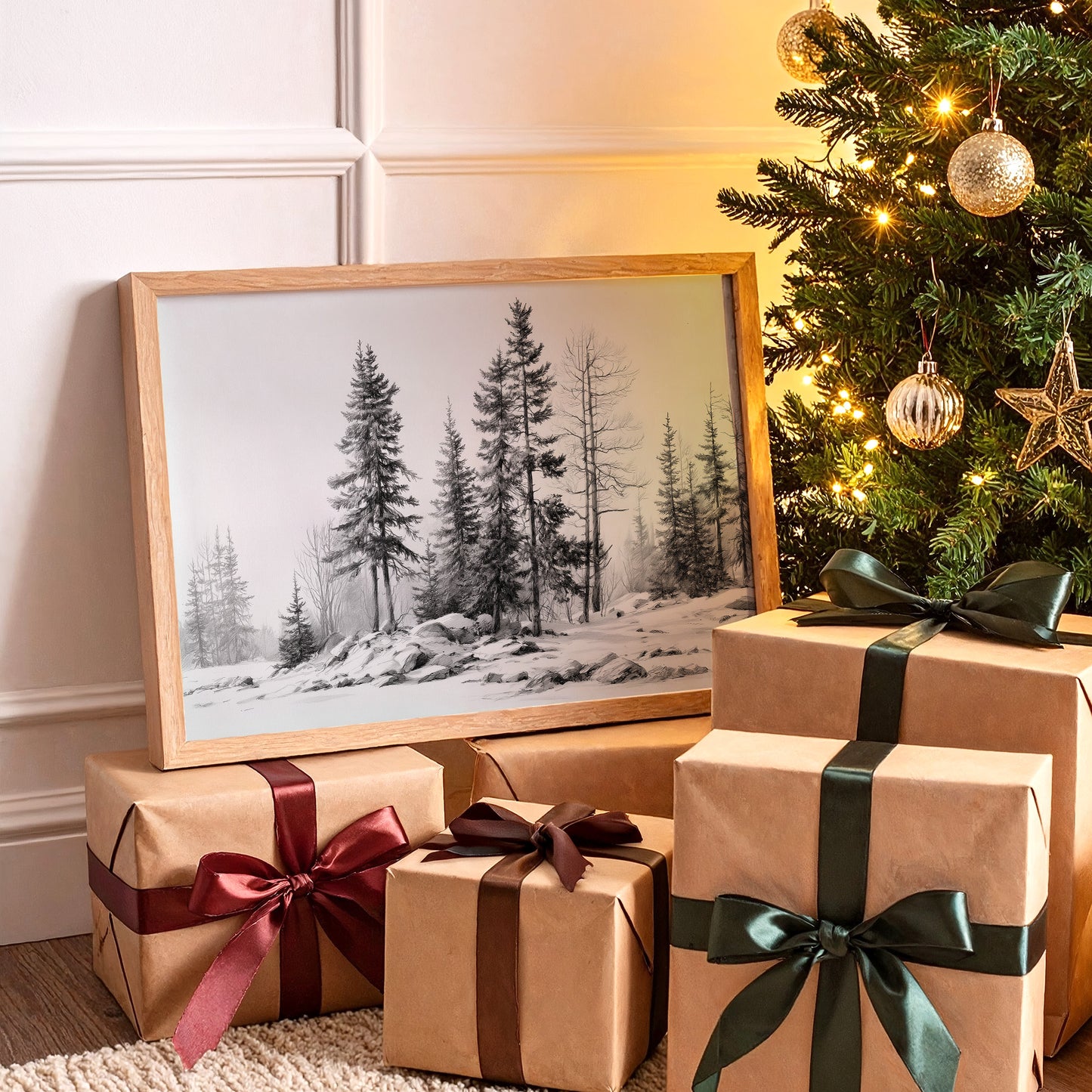 Winter Pines Stand Silent Watch