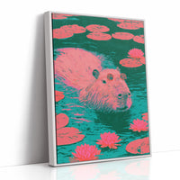 Capybara Lily Pond Chill