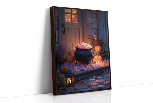 Cauldron Full of Candy Corn Nights