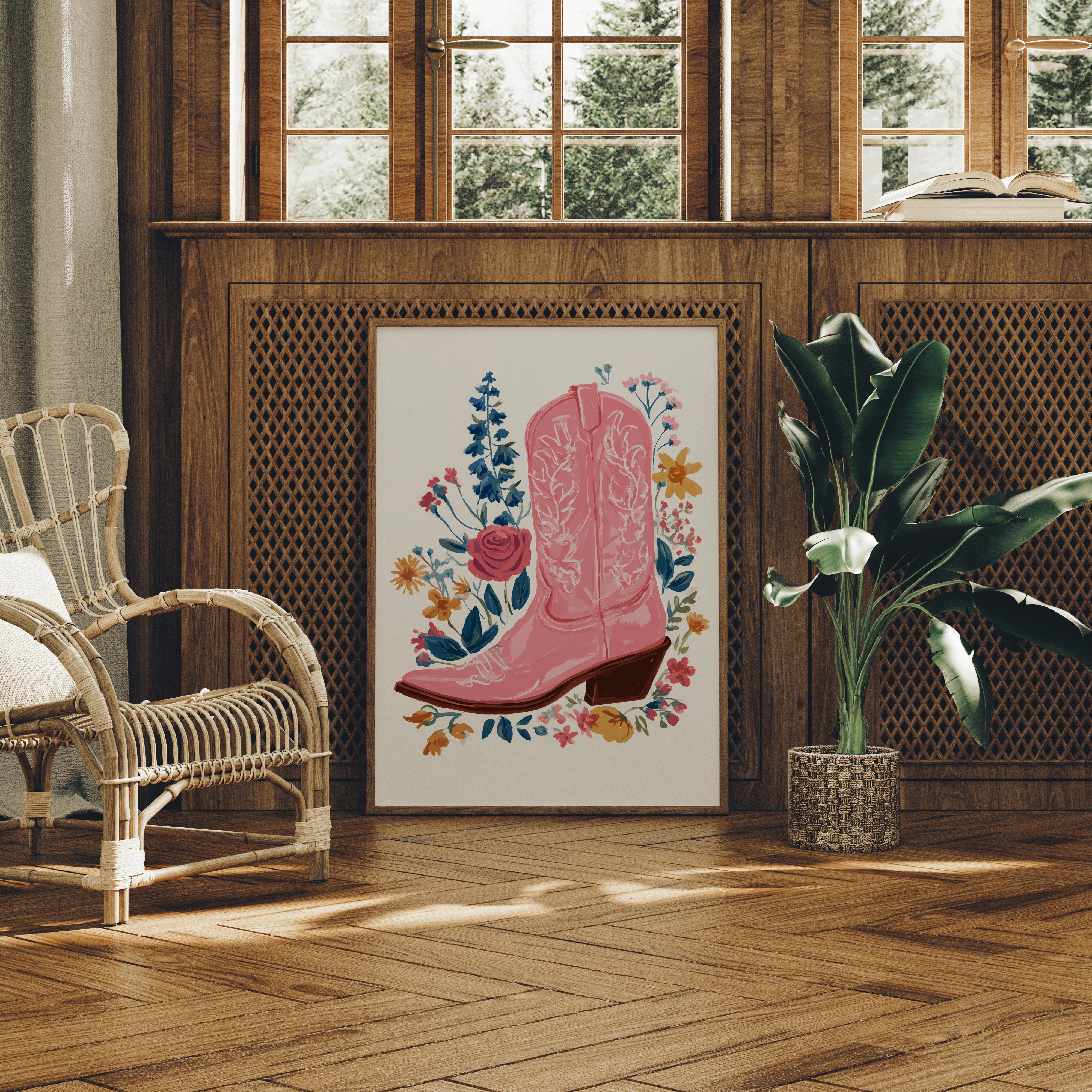 Wildflower Cowgirl Dreams - Pink Western Boots