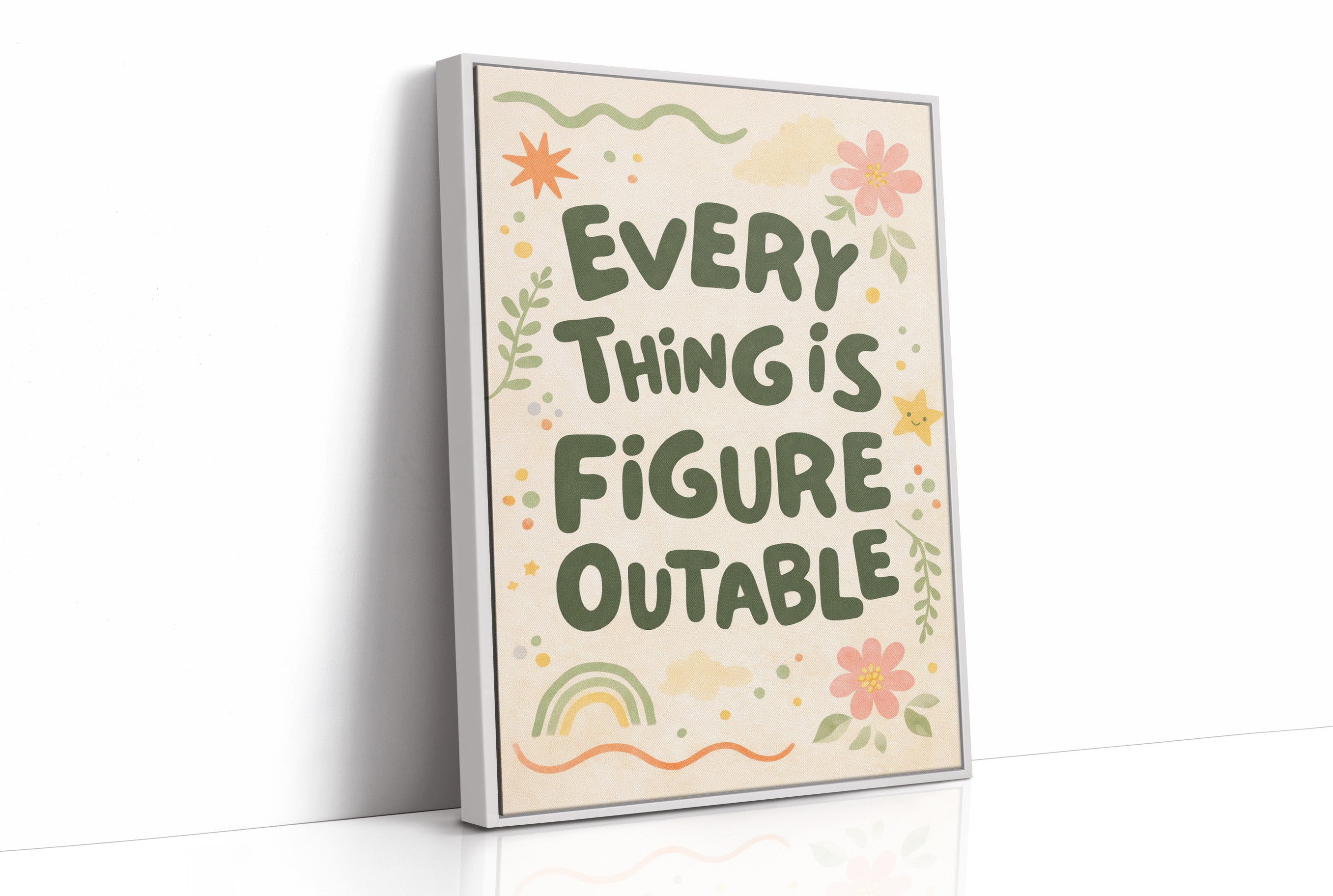 Everything Is Figure Outable in Botanical Embrace