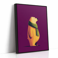 Golden Bear in Green Scarf