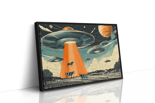 Cosmic Cows Under Orange Beams