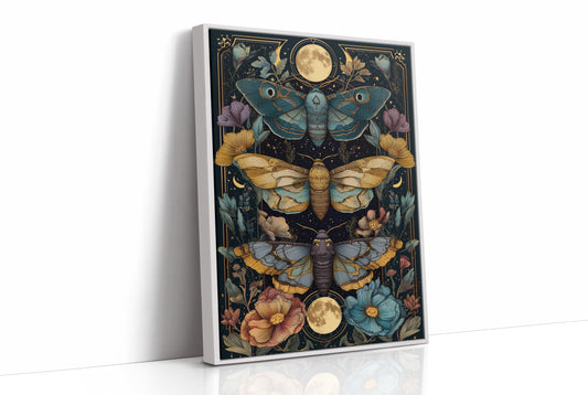 Midnight Moths Chase Celestial Dreams