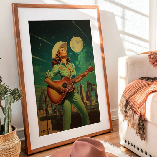 Moonlit Melodies Paint Nashville Green