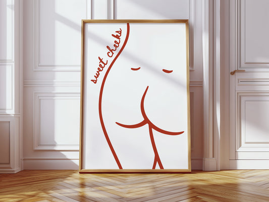 Sweet Cheeks Speak Simple Lines