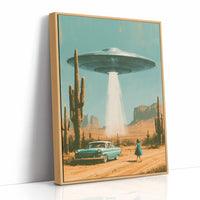 Vintage Car Desert Abduction