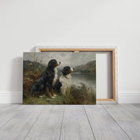 Two Dogs Watching the Same Horizon