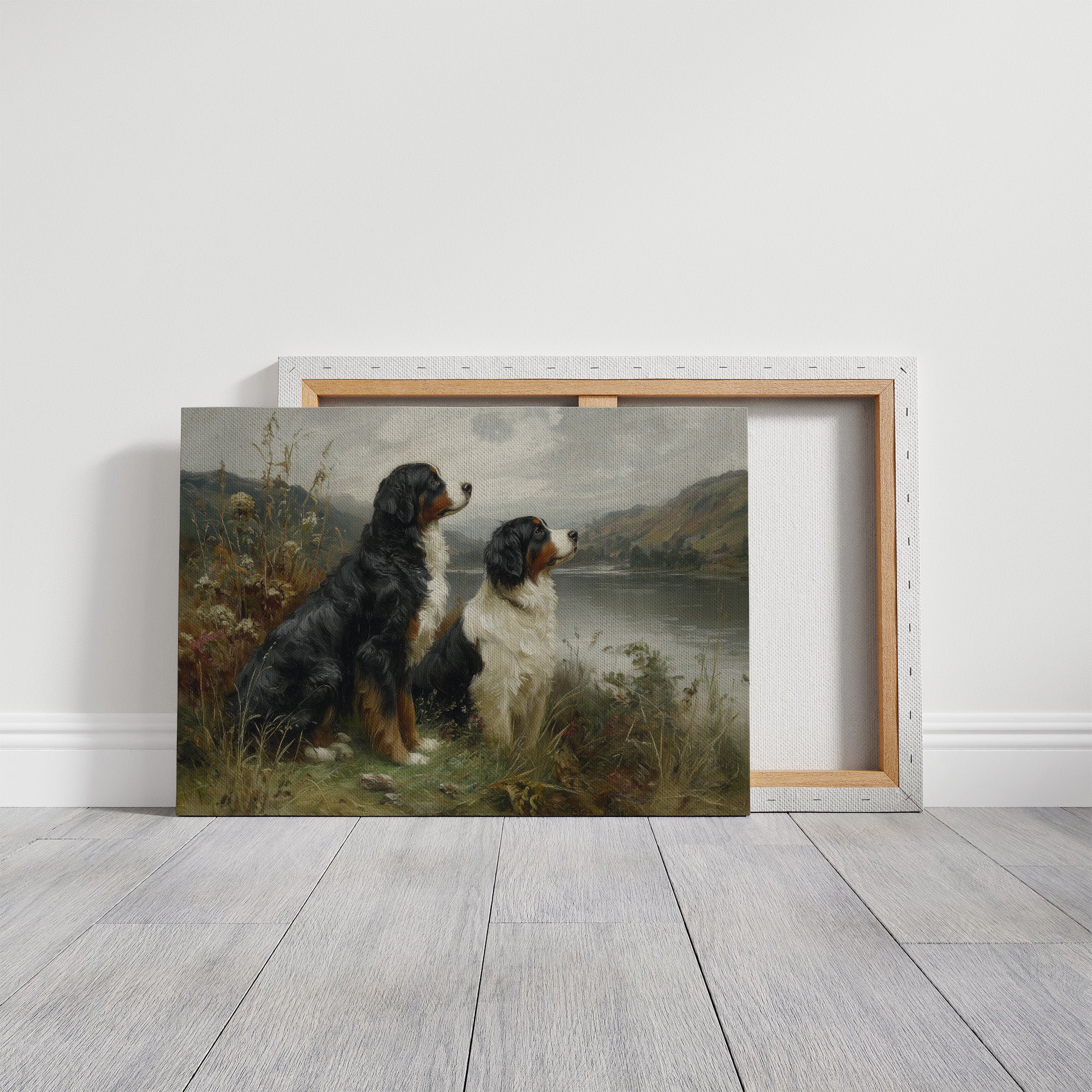 Two Dogs Watching the Same Horizon