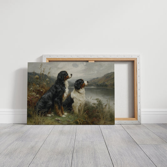 Two Dogs Watching the Same Horizon